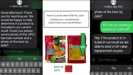 Tyson recalling 'fun nuggets': Text or call to get your full-value replacement coupon