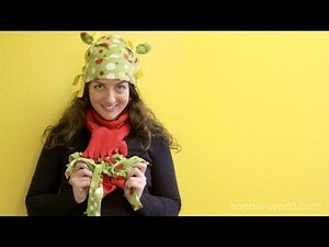 How to Make a No Sew Fleece Scarf | Sophie's World
