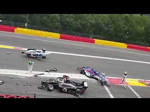 W Series Belgium Spa-Francorchamps GP Big Crash