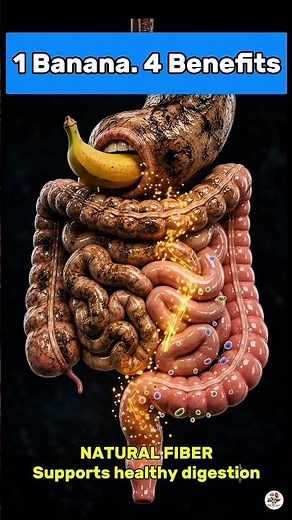 🍌 Eat 1 Banana & Watch What Happens Inside Your Body 🤯 #shorts #nutrition #banana