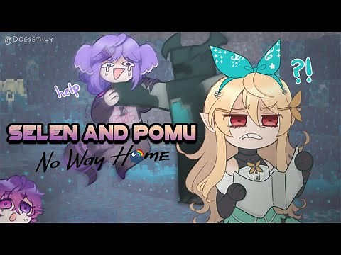 Selen and Pomu get stranded 12000 blocks away from home and explore the Deep Dark【NIJISANJI EN】