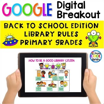 Library Skills Digital Escape Room | Back-to-School Activity for Grades 2–3
