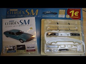 Assemble the Citroën SM 1/8 test @hachettecollections6087 1/4