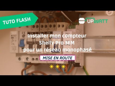 Comment installer mon compteur Shelly Pro 3EM pour un réseau monophasé ? S4_E1