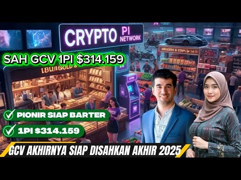 TODAY'S GCV IS FINALLY $314,159 READY TO BE APPROVED GOOD NEWS FROM PI NETWORK TODAY