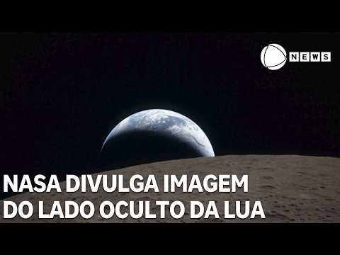 Nasa divulga imagem inédita feita do lado oculto da lua