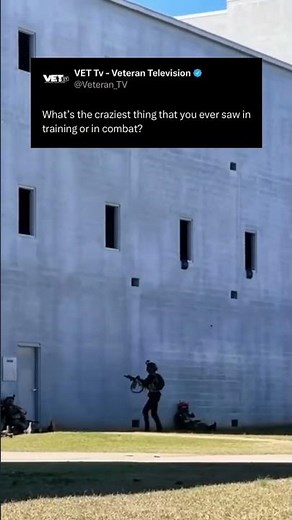 What’s the craziest thing that you’ve seen in the military?