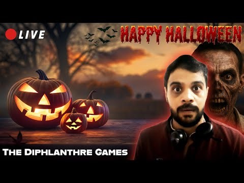 🔴 LIVE: Horror Games + Friends = Total Panic | Halloween Night | The Diphlanthre Games