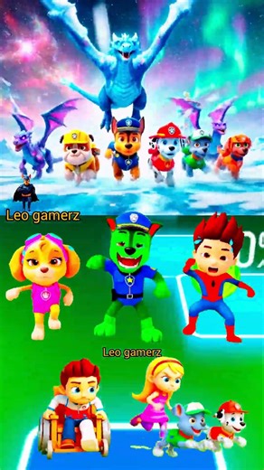 Transformation 😍 Fun Paw Patrol 🐾 Ryder vs Scary Chase Coffin Dance Tiles Hop EDM Rush #shorts