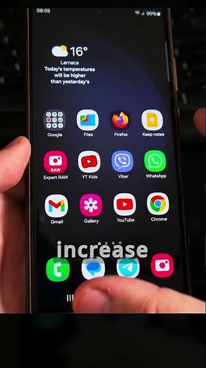 How to Make App Icons Larger on Samsung Android Phones part 2