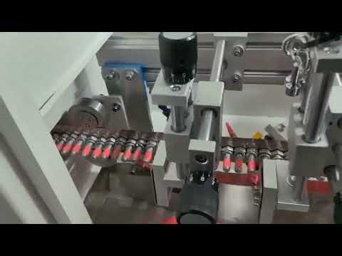 Automatic thread locker fluid coating machine for carbon steel screws