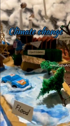 Global warming model_climate change #science #shorts #shortfeed NakulSahuArt