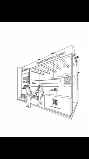 Stand Design Across the globe🌎 on Instagram: "From concept sketch to show-ready masterpiece! ✨ Take a closer look at our latest project: a stunning, two-story exhibition stand ready to draw the crowds. Who's heading to their next major trade show soon? Let us know! #tradeshows #eventdesign #customstand #exhibition #designinspo"