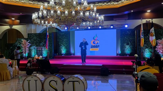 KEAN CIPRIANO SINGS UAAP SEASON 88 THEME SONG 💛 WATCH: Thomasian musician Kean Cipriano performs the UAAP Season 88 theme song, "Strength in Motion, Hope in Action," during a press conference at UST on Wednesday, Aug. 27. Cipriano studied for a year at the College of Commerce and Business Administration before transferring to the Conservatory of Music for a semester. He later left the University to focus on his band, Callalily. The song, written by Louell Baldoza, a faculty member of the Instit