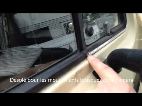 Changement des caoutchoucs (seals), côté conducteur, côté passager