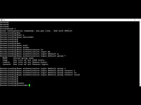 How to Configure TACACS+ on Cisco IOS Router - Authentication
