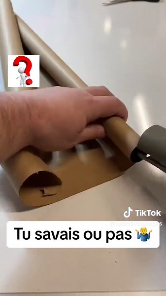 Tu savais ou pas faire un coupe papier cadeau avec un tube PVC #astuce #tuto #idée #brico