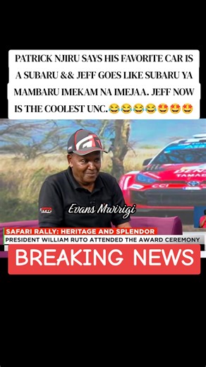 Patrick Njiru's Favorite Car Revealed: The Subaru
