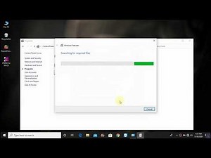 how to enable .net 3.5 Framework in Windows 10