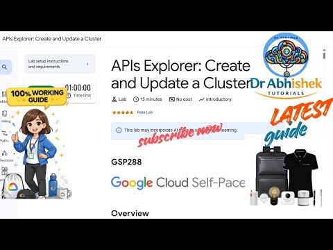 APIs Explorer: Create and Update a Cluster | FEB 2026 #GSP288 #qwiklabsarcade2026