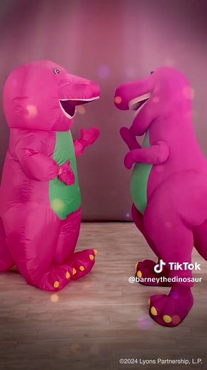 Barney Inflatable Costume for Halloween Dance Party