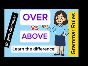 OVER vs ABOVE Explained! | English Grammar Exercise #english #grammar
