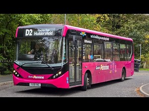 Transdev Blazefield 573 YX18KNG Running DenbyDarts D2 To Huddersfield