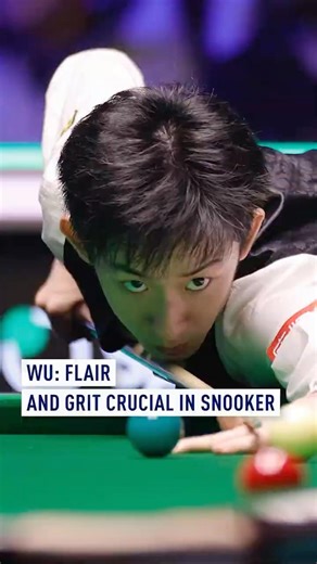 Yize: Flair and grit crucial in snooker