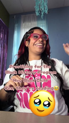 The kiddos are practicing for the Black History Program🥹 This is one of my most favorite poems! I love it sooo much! 🤎 #fyp #misspeterson #teachertok #youngteacher #blackhistorymonth