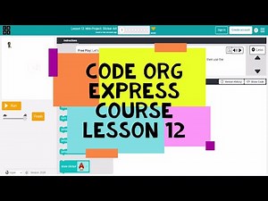 Code.org Lesson 12 - Code Org Express Course Lesson 12 Mini Project Sticker Art - Course C Lesson 10