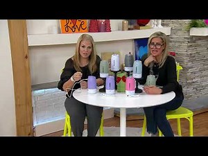 Aqua Glo Rechargeable Portable Cool Mist Humidifier on QVC