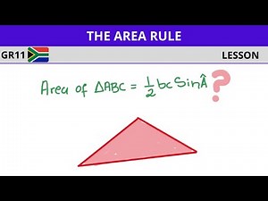 Proving the Area Rule & Applying It in Grade 11 Trigonometry | Step-by-Step Guide