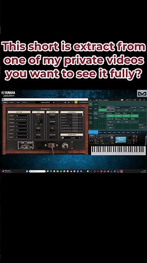 Yamaha MODX,'s Montage, How to made Upper/Lower split with IK Multimedia B-3X English & subtitles)