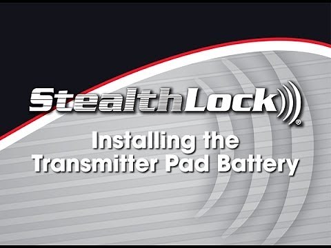 CompX Timberline: StealthLock - Installing the Transmitter Pad Battery