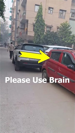 Wrong Parking On Road #brainless #driver #parking