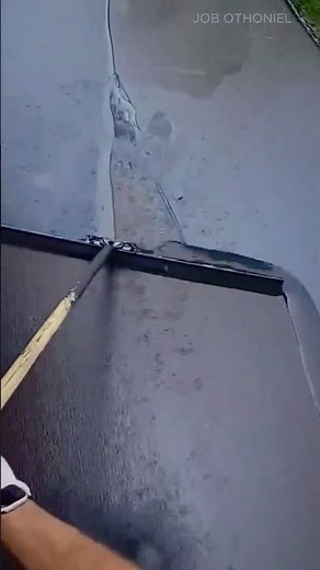 Satisfying Asphalt Pavement Repair in Action