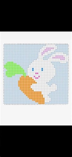 Bunny FREE Graph Patterns by TatyanasBlankets for c2c Crochet
