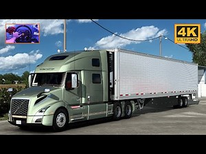 Volvo VNL 860 w/ Volvo D13 | Salina - Durango | ATS Gameplay 4K + wheel cam