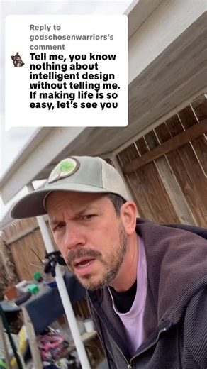 Chad on Instagram: "Intelligent Design? Where? #IntelligentDesign #God #Atheist #GodlessGardener"
