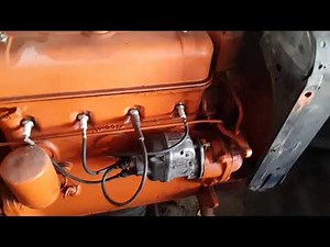 Allis Chalmers B 1940 - 1st run after pulley repair
