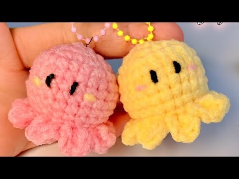 "Easy Crochet Octopus Tutorial| Cute DIY Keychain for Beginners | Step-by-Step in Hindi"