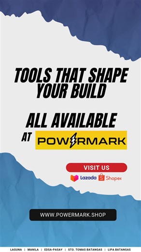 🔧 Bosch — Measure Right, Build Right! 🏗️ Accuracy and safety start with the right tools. ✨ GCL 25 Point & Line Laser – Perfect lines in seconds. 📏 GIM 60 L Digital Level/Inclinometer – Slopes and angles, sorted. 🎯 GOL 26 D Optical Level – Survey without the guesswork. Tools that shape your build — built for precision and performance. 🛒 Available at Powermark stores and online: 🌐 www.powermark.shop 🛍️ Lazada | Shopee #Powermark #BoschTools #BuildRight #MeasureRight #ConstructionTools #Prec