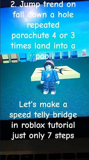 Let's make speed telly bridge in roblox tutorial just only 7 steps