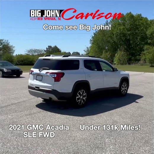 🔥 SUV Deal of the Week! 2021 GMC Acadia SLE AWD — $14,000 🚙