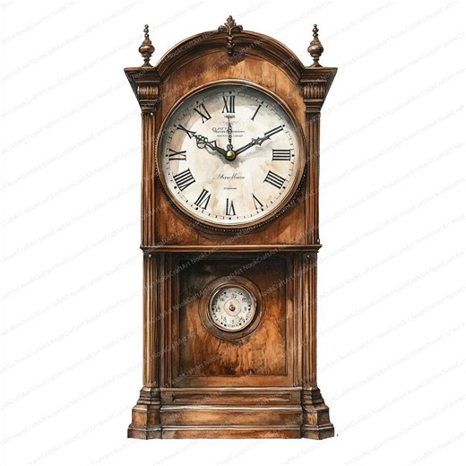 18 Melting Clock Clipart | Surreal Timepiece Design | Printable Watercolor Clipart | High Quality Jpgs | Paper Craft | Junk Journal - Etsy