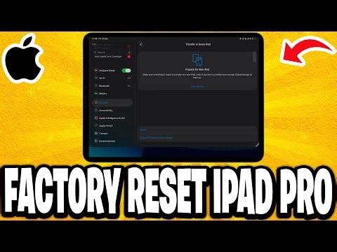 How To Factory Reset iPad Pro
