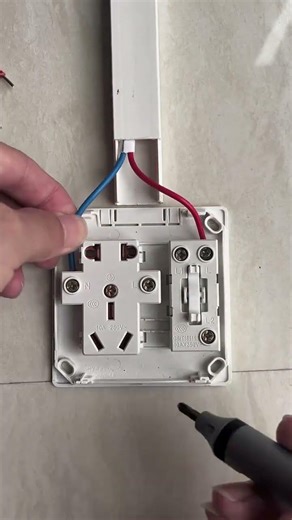 swech vier conection video #satisfying #electrician