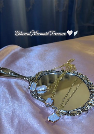 Shop✨: EnchantedbyUndine.com These are so pretty I want it for myself too😩😭bye bc I actually love my own gems💔 #siren #mermaid #aphrodite #thelittlemermaid #fantasy