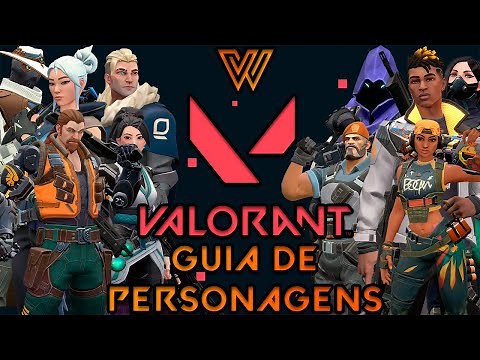 Guia BÁSICO de VALORANT | Conheça TODOS os PERSONAGENS e APRENDA a USAR suas HABILIDADES!
