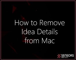 Idea-Details Mac-Virus - Wie es entfernen